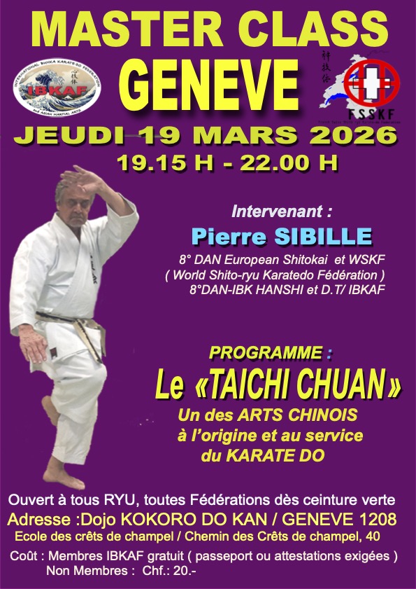 Masterclass-Pierre Sibille Karate Shito Ryu